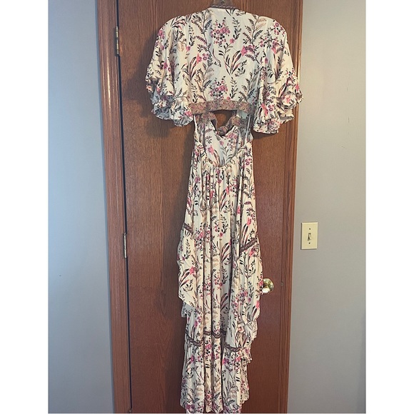 Spell Maisie Bambi Dress in Strawberry & Cream - Picture 5 of 9